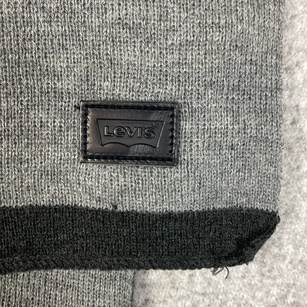 Levi’s scarf neutral minimalist edgy clean lines warm masculine OS